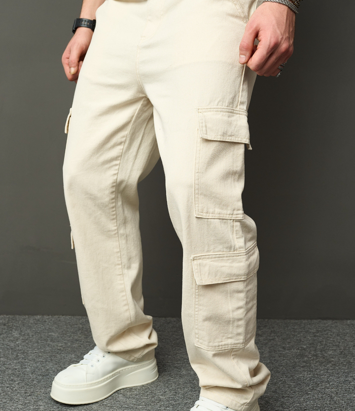 Jason | Cargo Trousers Beige