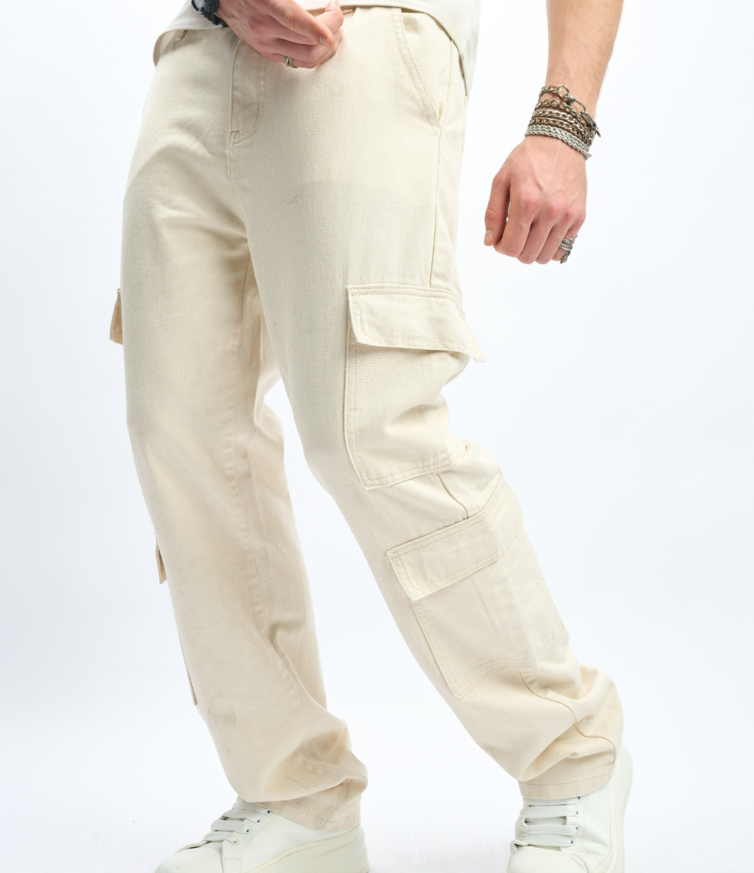 Jason | Cargo Trousers Beige