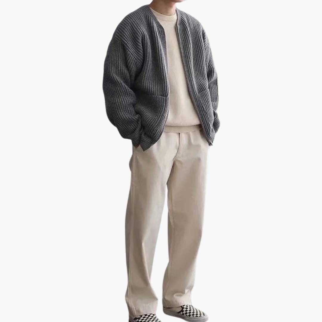 Daniel | Trendy Knit Cardigan