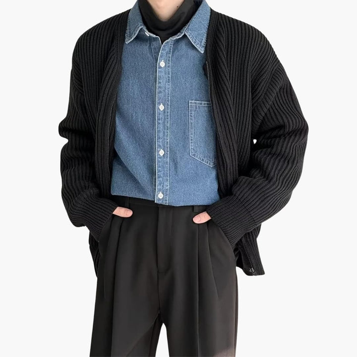 Daniel | Trendy Knit Cardigan