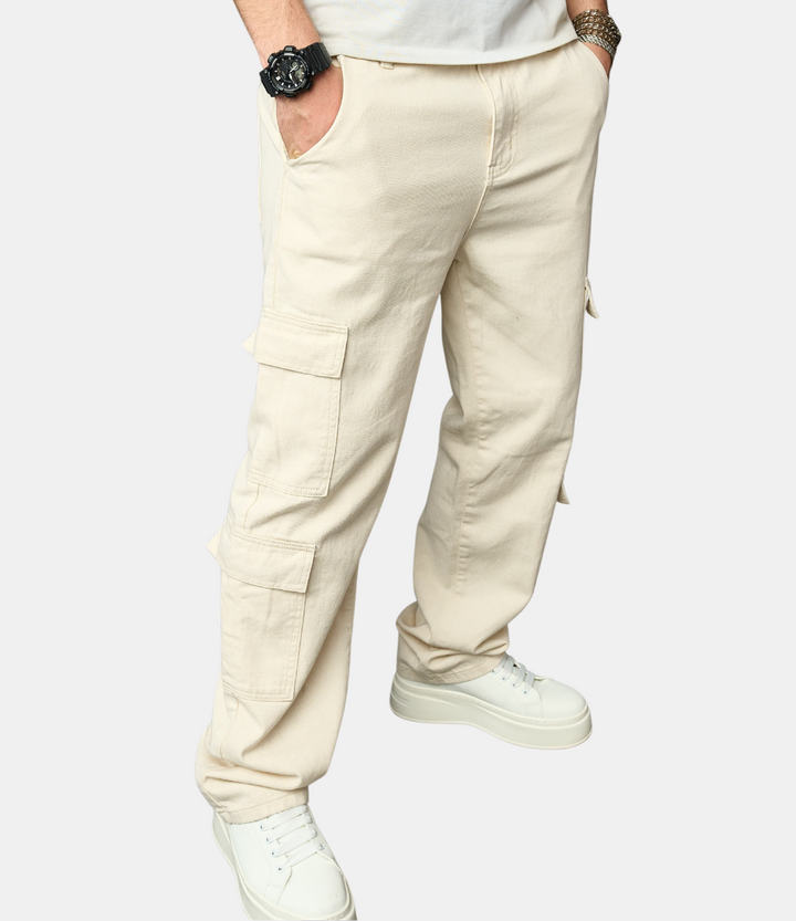 Jason | Cargo Trousers Beige
