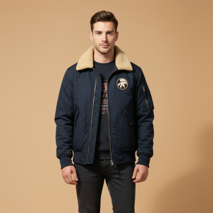 Men's Padded Bomber Jacket