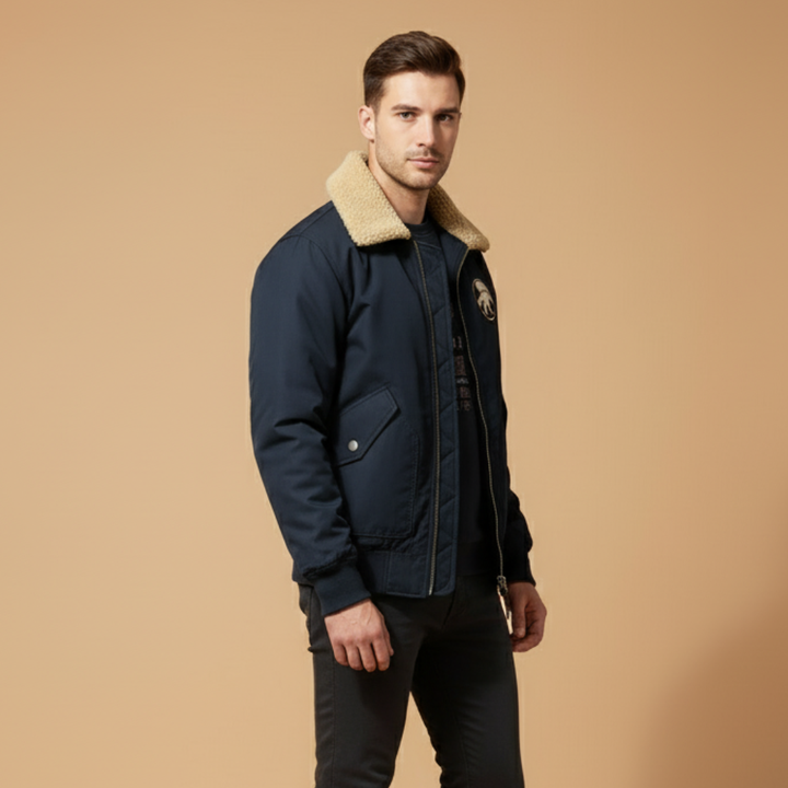Men's Padded Bomber Jacket