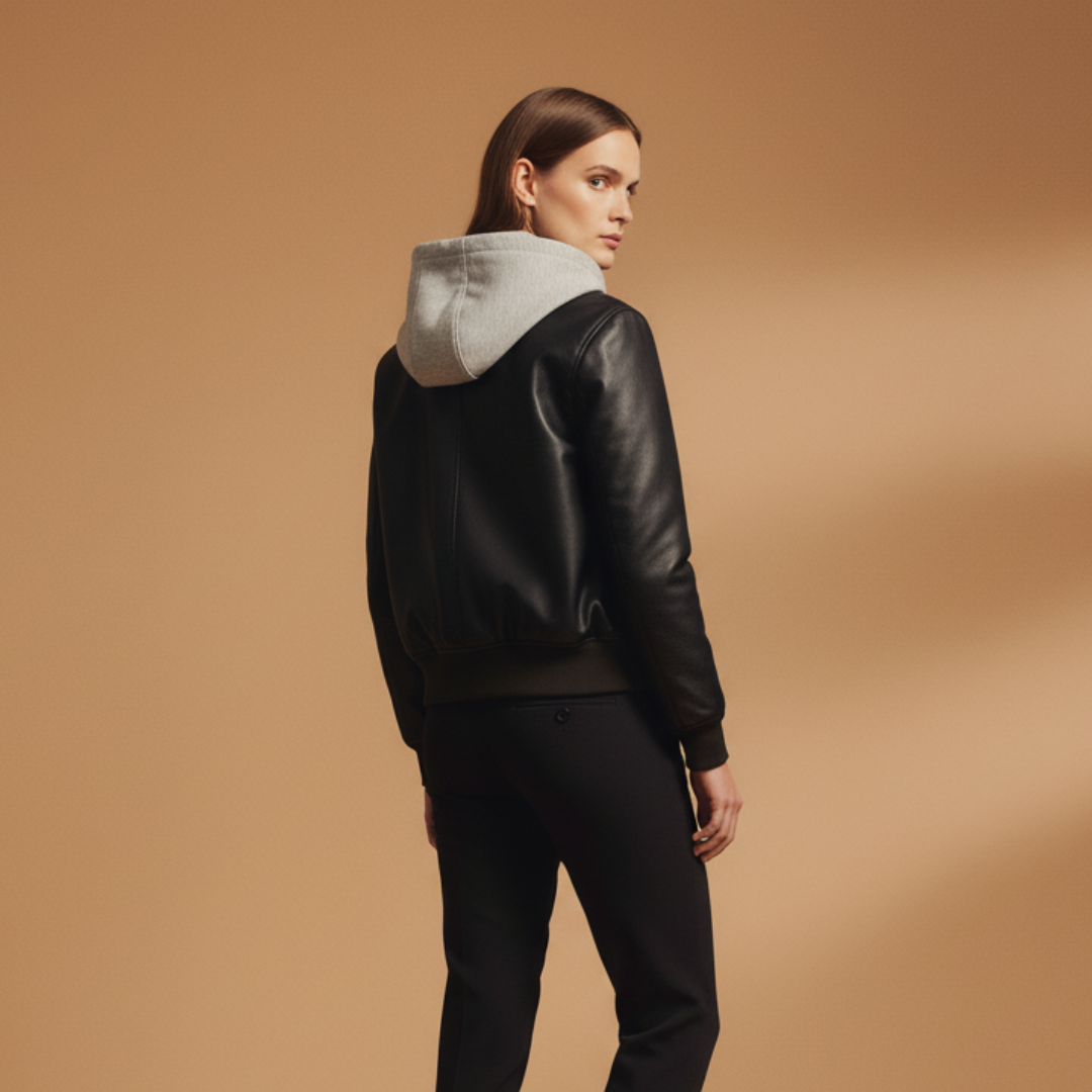 Women's Hooded Bomber Jacket