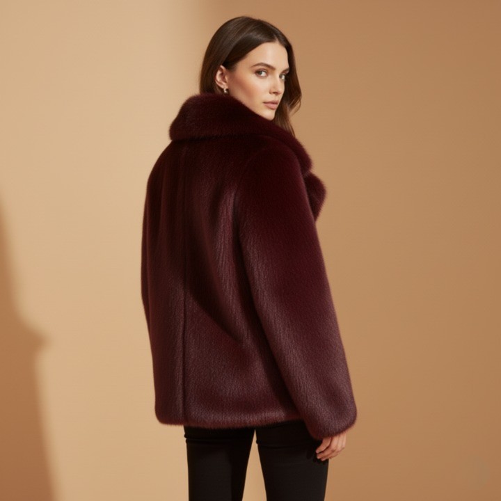 Women's Plush Bomber Jacket