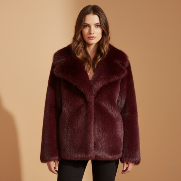 Women's Plush Bomber Jacket