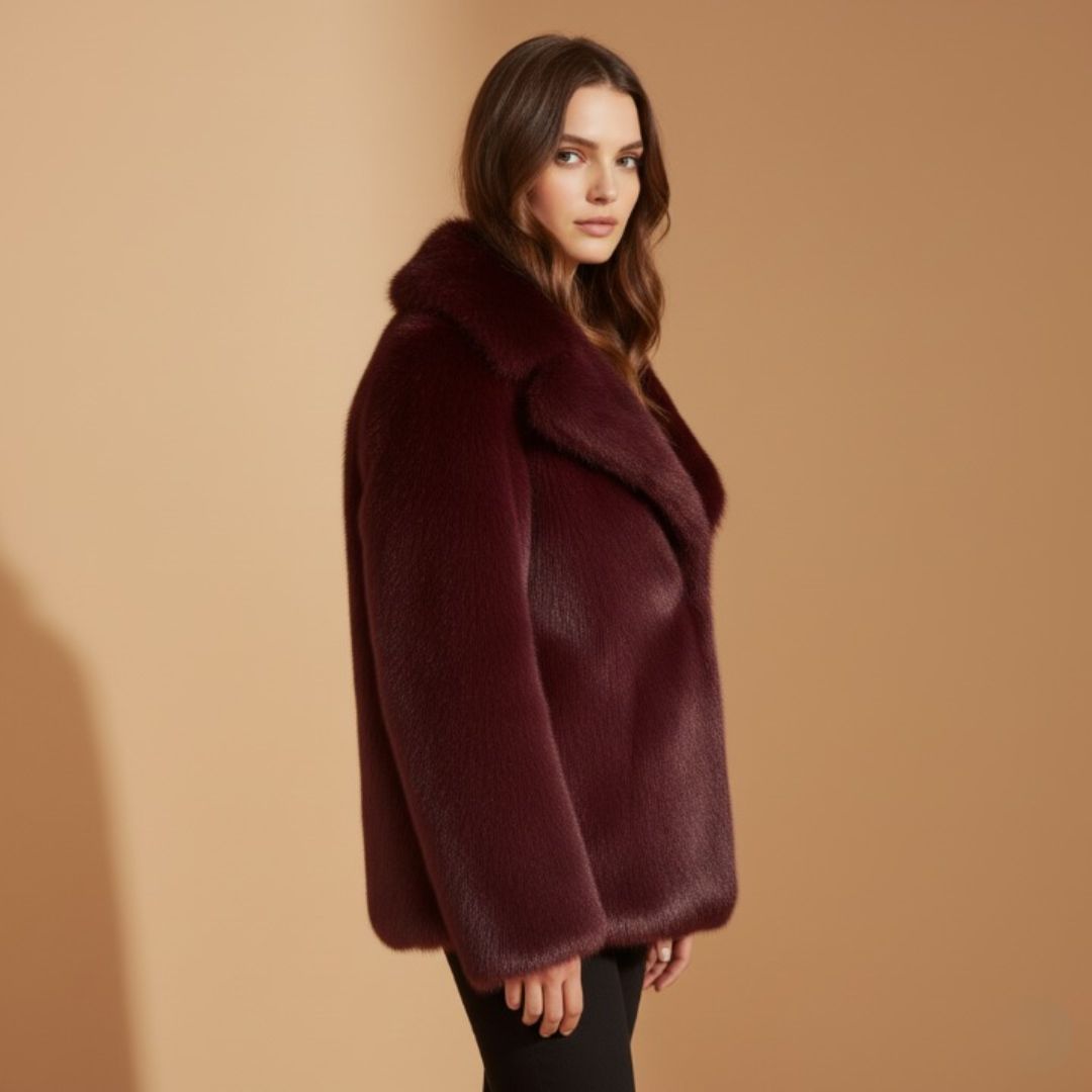 Women's Plush Bomber Jacket