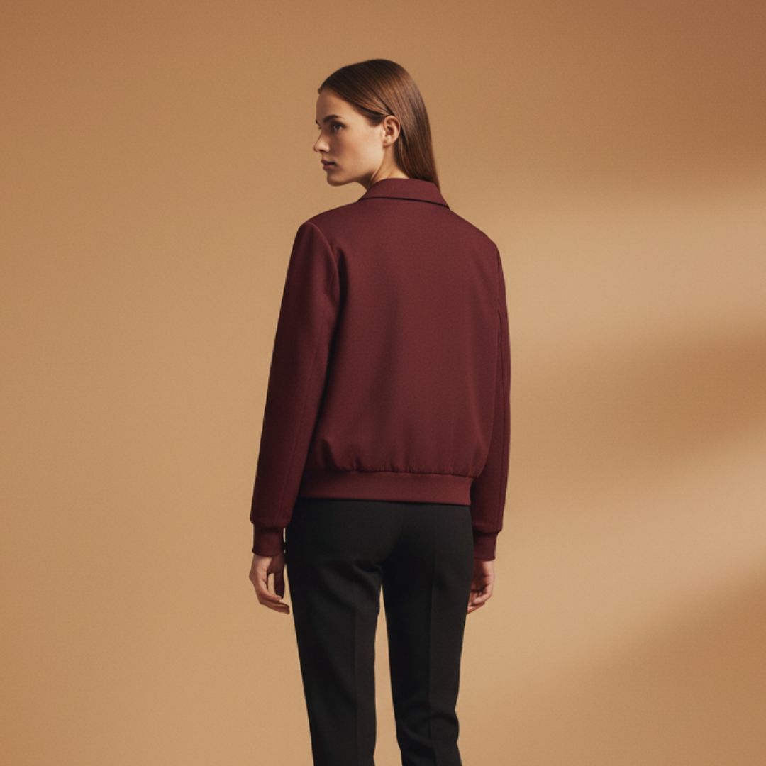 Women's Zipper Bomber Jacket